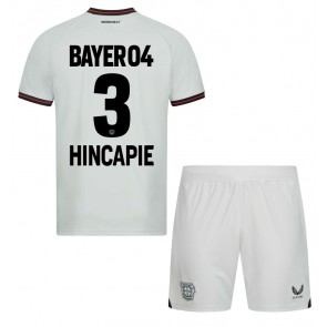 Bayer Leverkusen Piero Hincapie #3 Bortaställ Barn 2023-24 Kortärmad (+ Korta byxor)